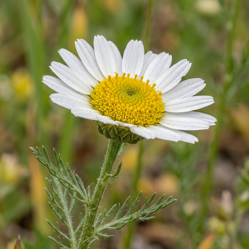 Hundskamille (Anthemis), illustrazione IA