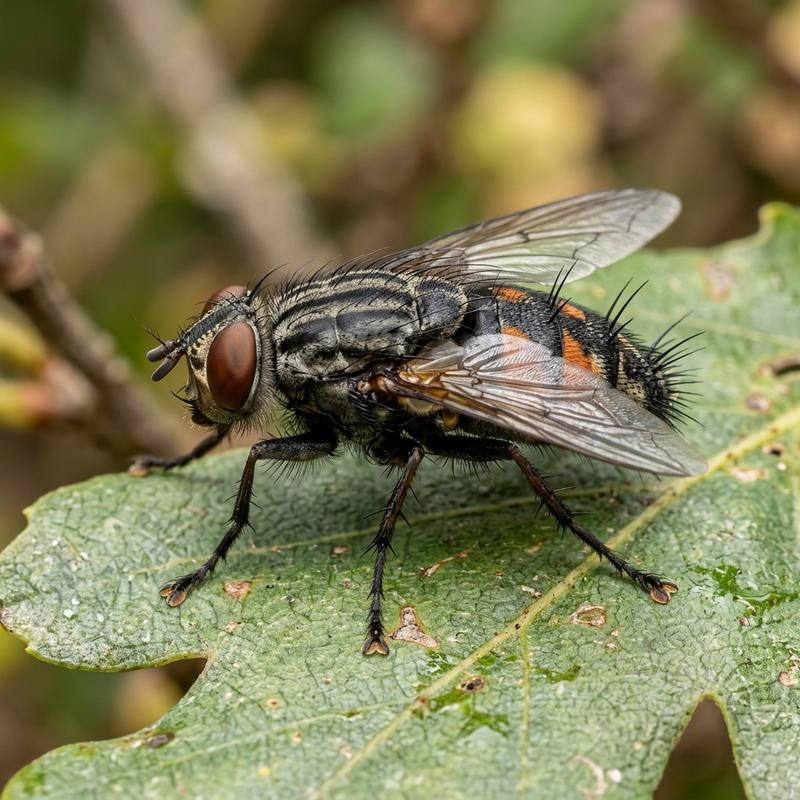 Mosca del bruco del riccio