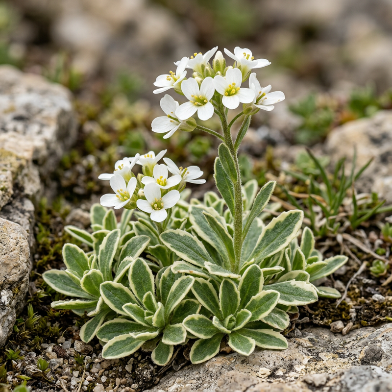 Crescione d'oca del Caucaso (varietà 'Variegata')