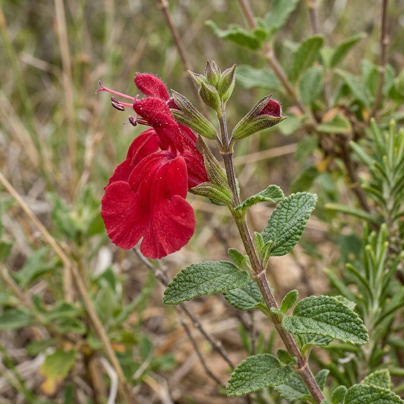 Salvia dalle foglie piccole