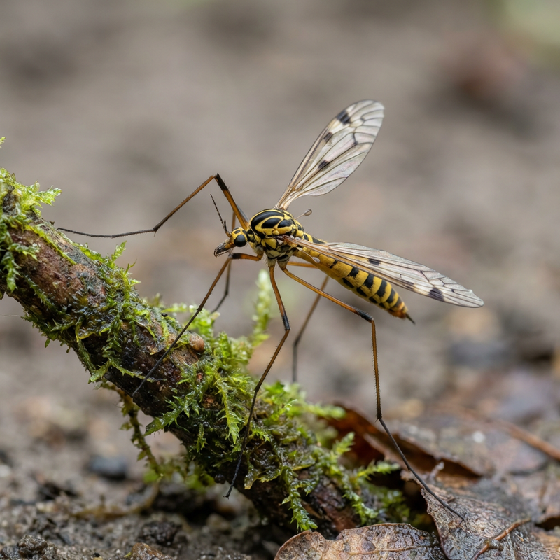 Mosca del prato del croco