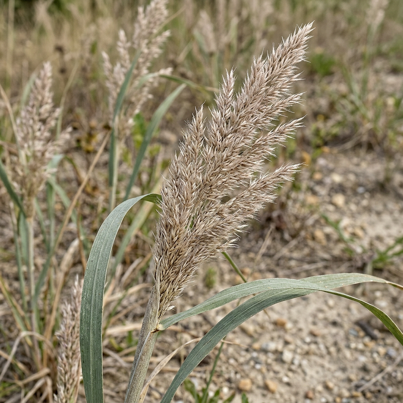 Land-Reitgras (Calamagrostis epigejos), illustrazione IA