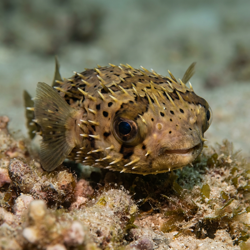 Pesce istrice dalla spina lunga