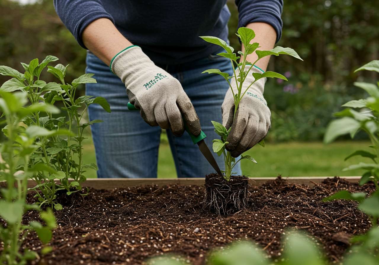 Neudorff Azet DüngeSticks für Grünpflanzen — Anwendungs-Szene