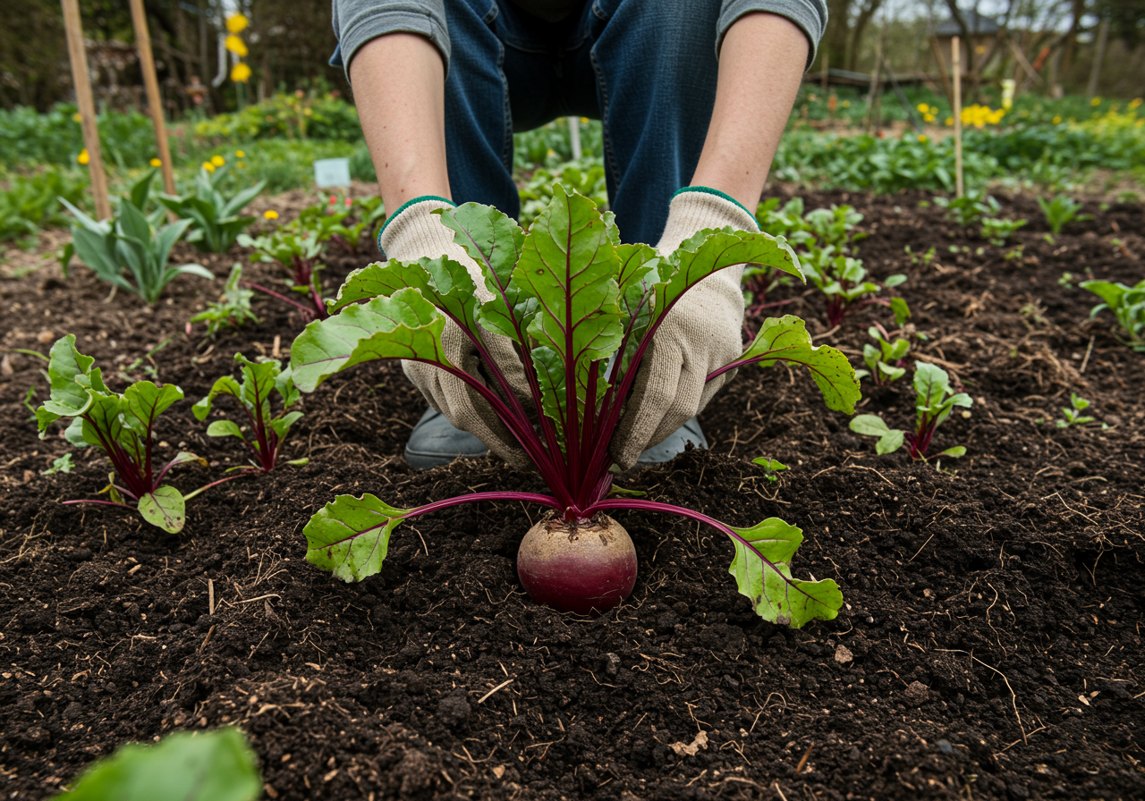 Neudorff NeudoHum Hochbeet- und GartenKompost — Anwendungs-Szene