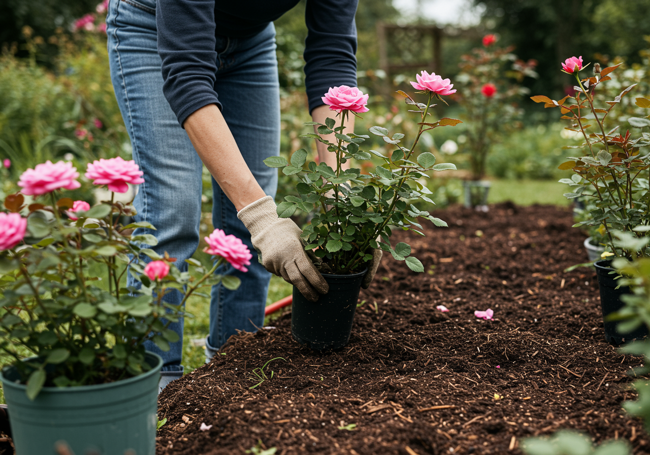 Neudorff NeudoHum RosenErde — Anwendungs-Szene