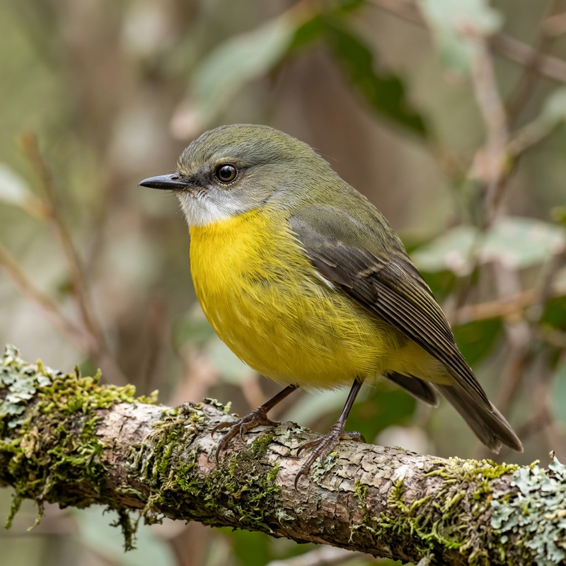 Pigliamosche dal petto giallo orientale