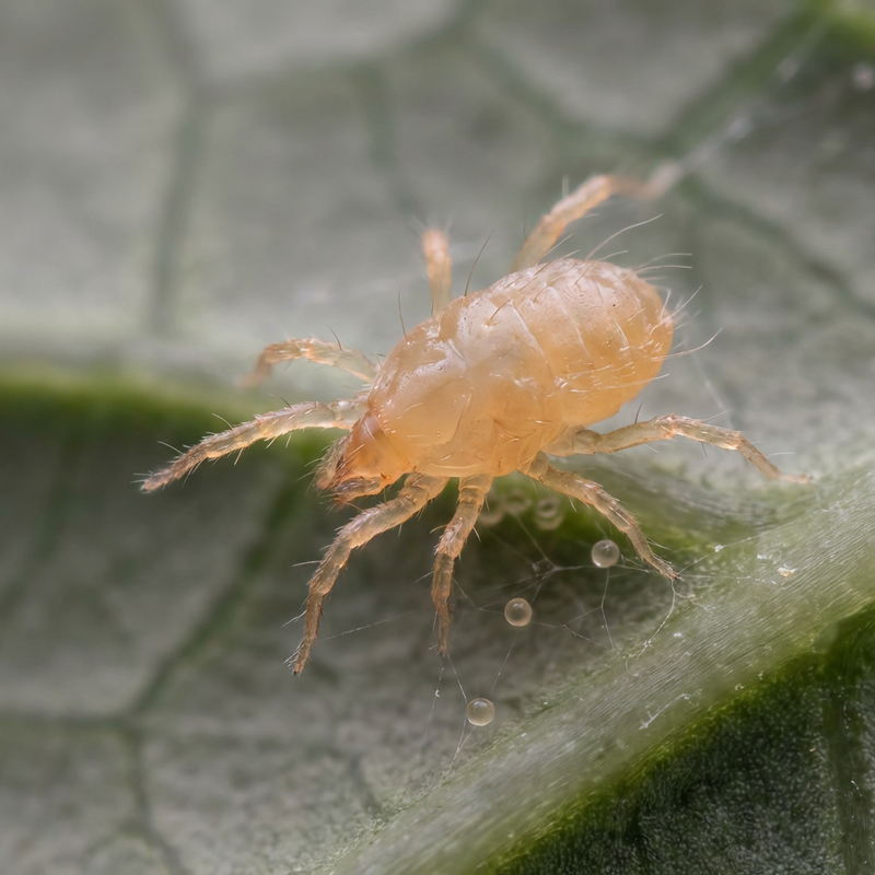 Acaro predatore (ragno rosso)