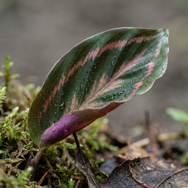 Cestino foderato rosa marante