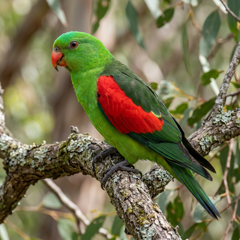 Parrocchetto dalle ali rosse