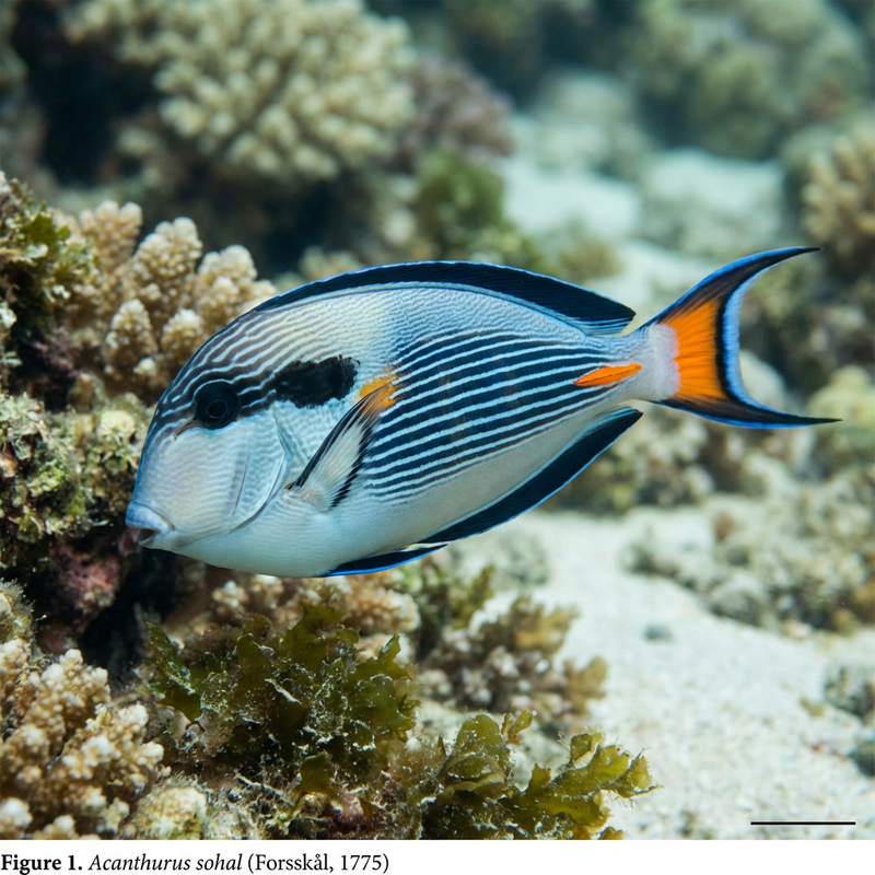 Pesce chirurgo del Mar Rosso