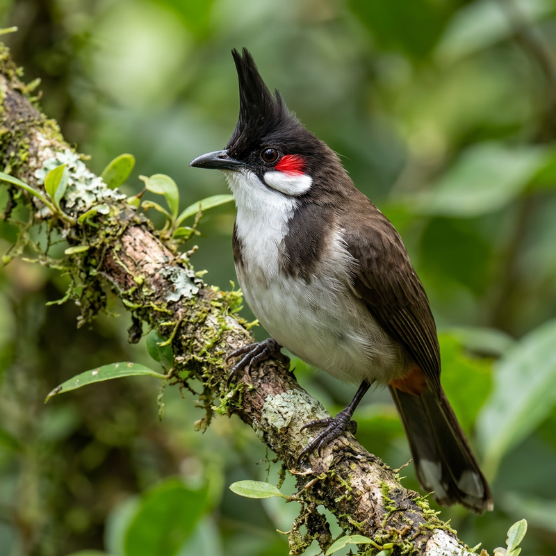 Bulbul dalle orecchie rosse