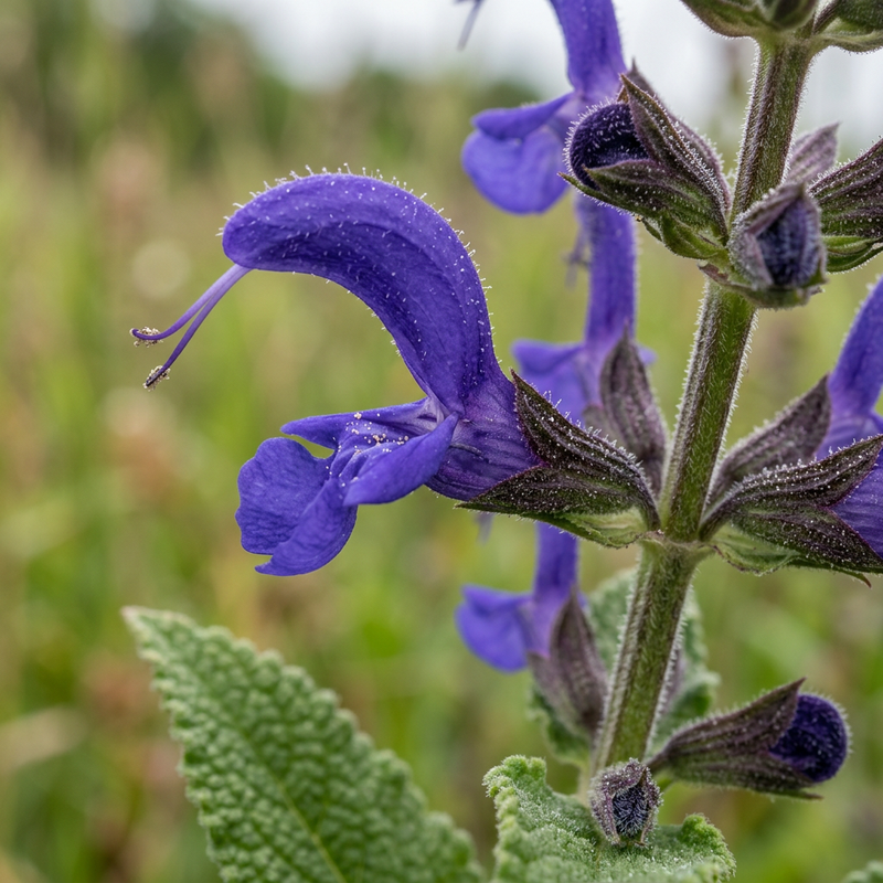 Salvia (genere) (Salvia), illustrazione IA