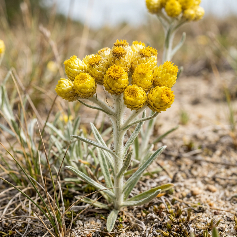 Fiore di paglia di sabbia