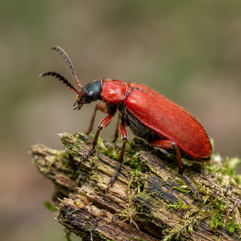 Scarabeo di fuoco scarlatto