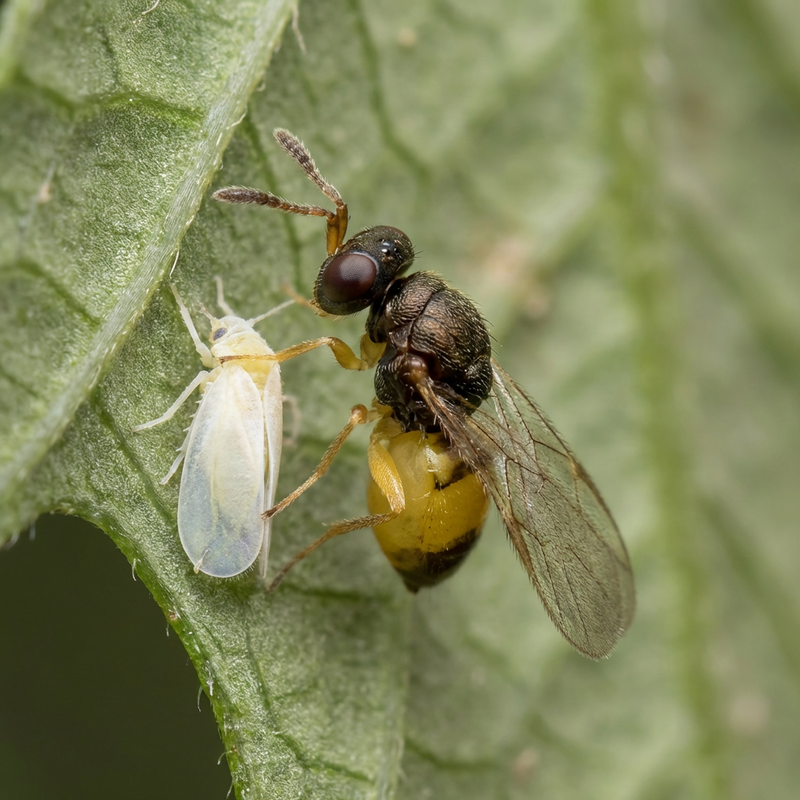 Vespa parassita (mosca bianca)