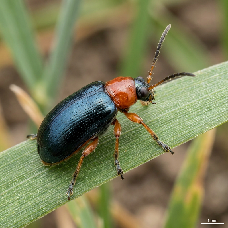 Scarabeo di foglie di grano nero