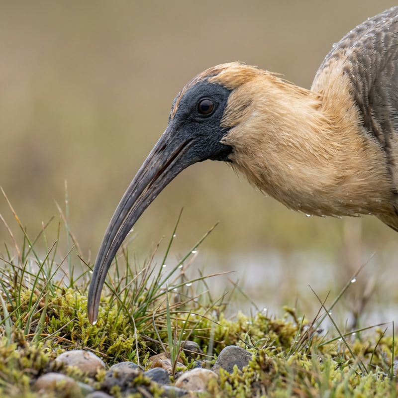 Ibis dalla groppa nera