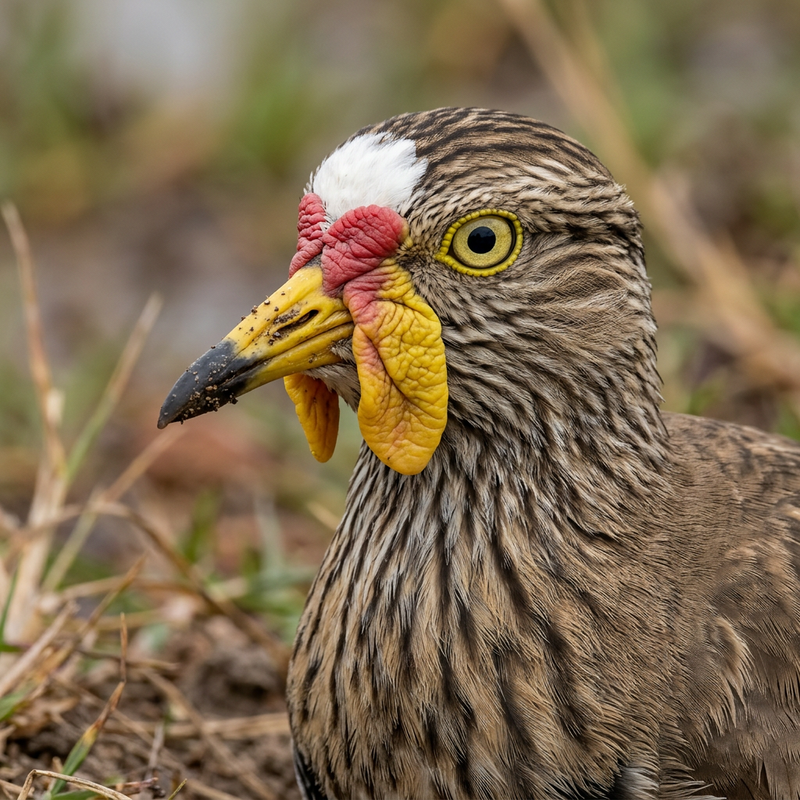 Senegalkiebitz (Vanellus senegallus), illustrazione IA