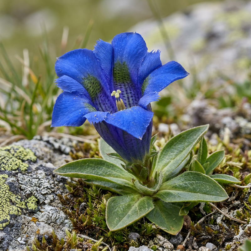 Genziana senza stelo