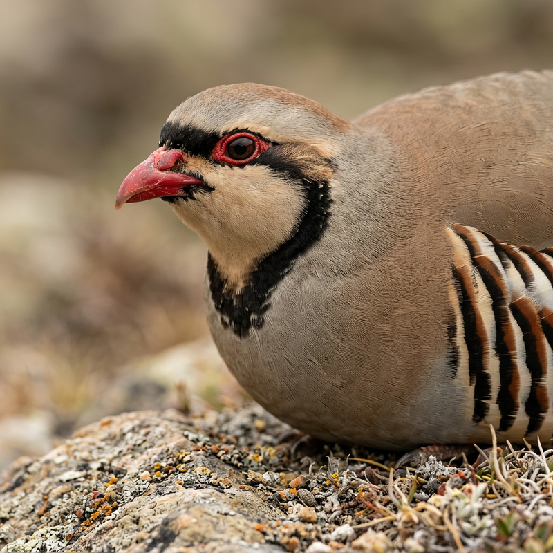 Steinhuhn (Alectoris chukar), illustrazione IA