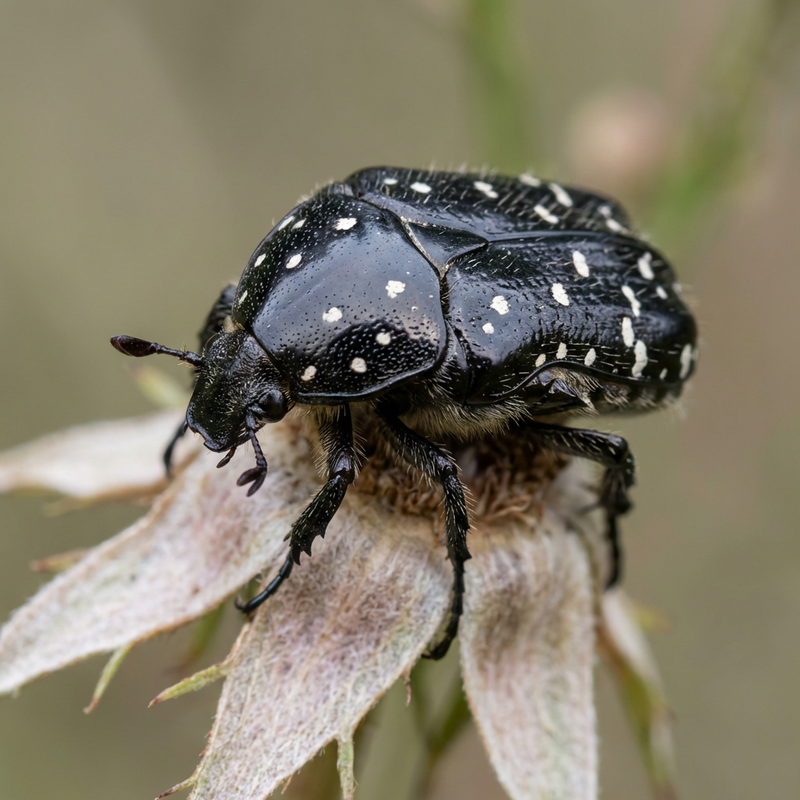 Scarabeo rosa in lutto