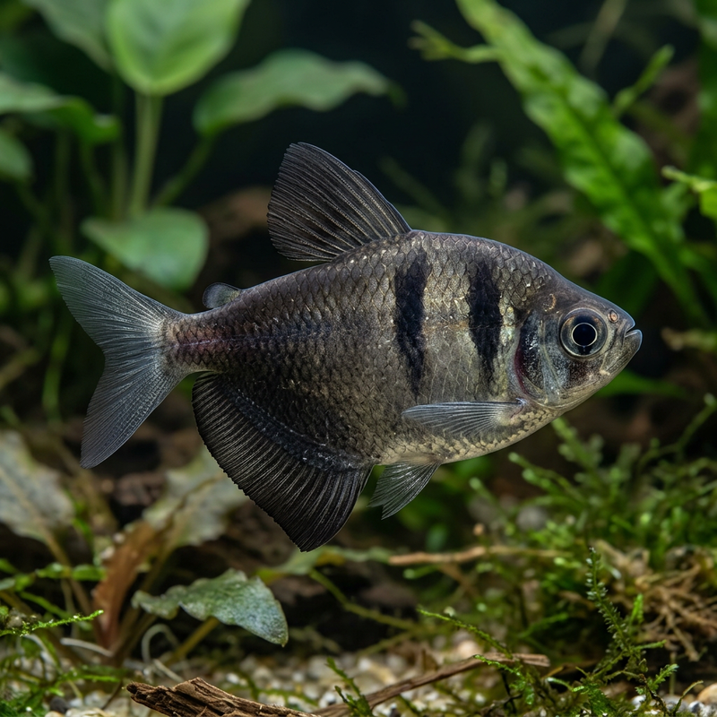Mantello da lutto tetra
