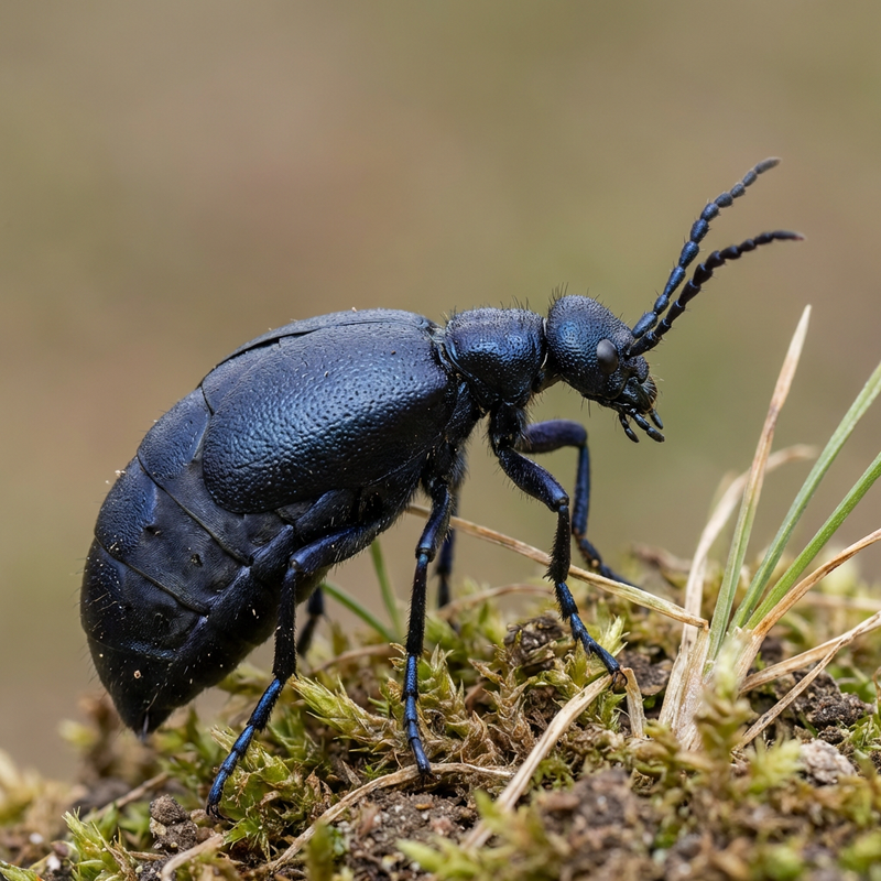 Scarabeo viola dell'olio