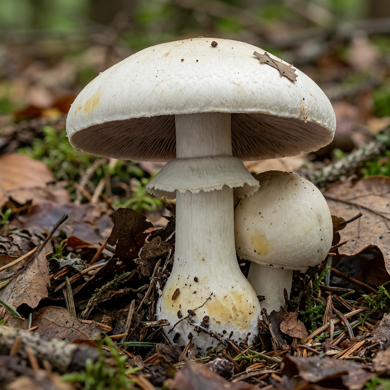 Wald-Anis-Champignon (Agaricus sylvicola), illustrazione IA