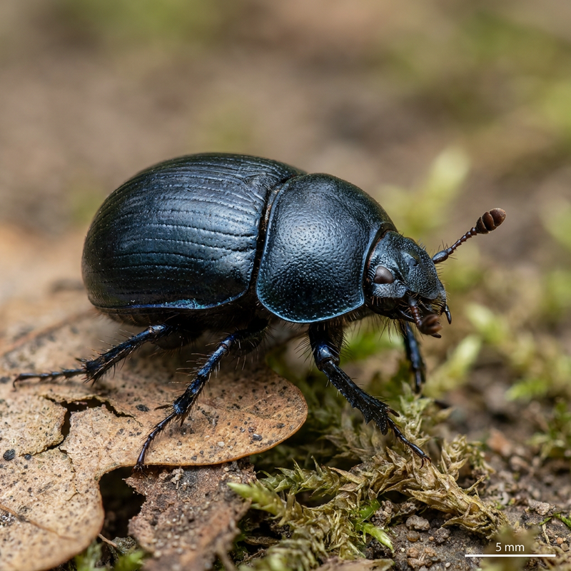 Scarabeo stercorario della foresta