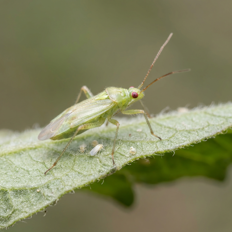 Insetto predatore/insetto molle (mosca bianca)