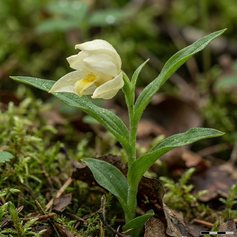 Uccello bianco della foresta