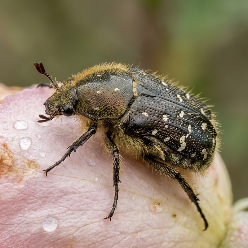 Scarabeo rosa irsuto