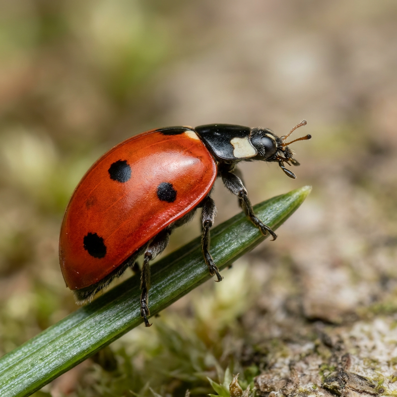 Coccinella di abete rosso a due macchie