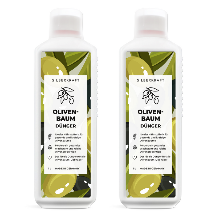 Concime per olivi - Concime liquido minerale NPK con azoto - Concime per olivi - Concime per olivi - Silberkraft