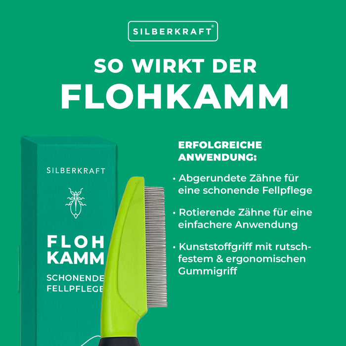 Pettine antipulci cane e gatto