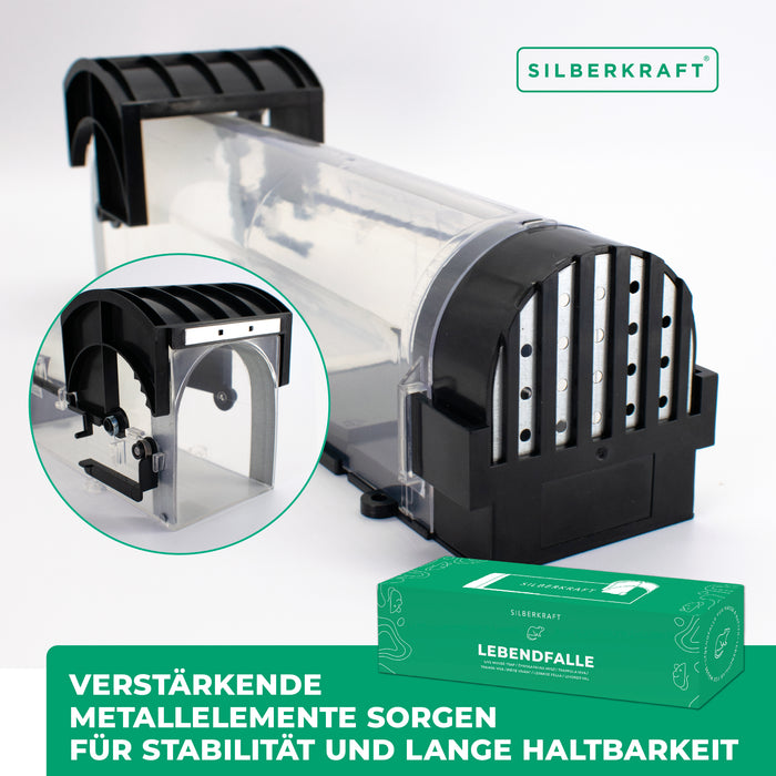 Trappola viva in plastica per topi e ratti: un'alternativa rispettosa degli animali alle trappole a scatto e alle esche avvelenate