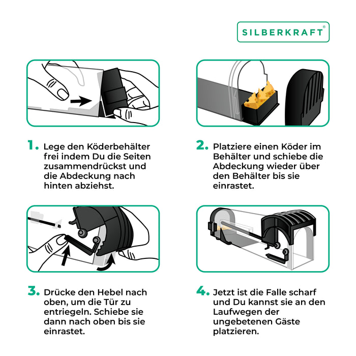 Trappola viva in plastica per topi e ratti: un'alternativa rispettosa degli animali alle trappole a scatto e alle esche avvelenate