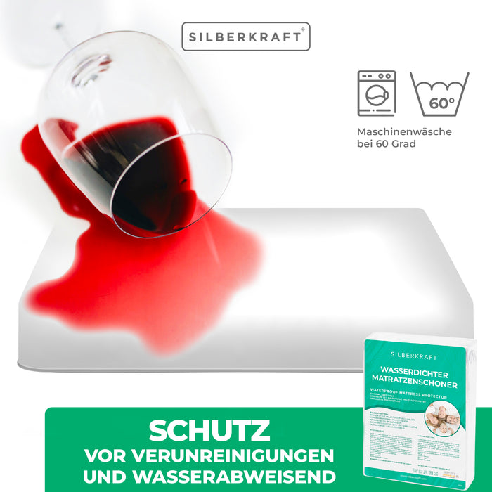 Coprimaterasso antiacaro per biancheria da letto - Silberkraft