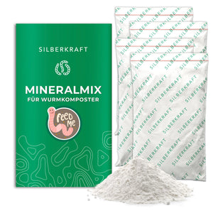 Wurmfutter / Mineral-Mix für Wurmkomposter und Kompost-Würmer - Silberkraft