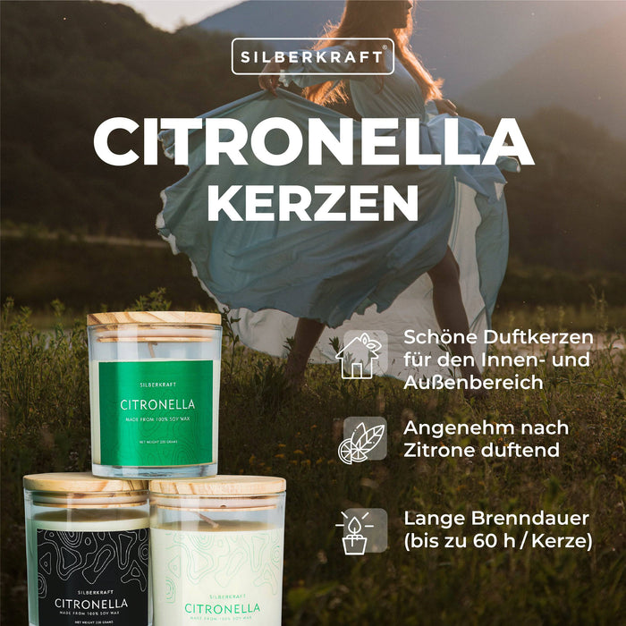 Candele alla citronella