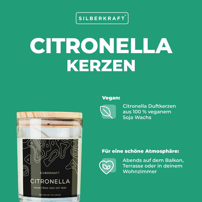 Candele alla citronella
