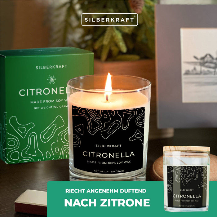 Candele alla citronella