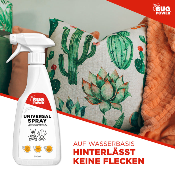 BugPower Spray insetti universale - contro tutti gli insetti striscianti e volanti