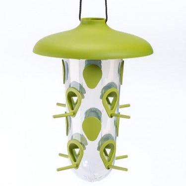 Mangiatoia per uccelli - Stazione di alimentazione multifunzionale per l'alimentazione degli uccelli - 22 cm - Silberkraft