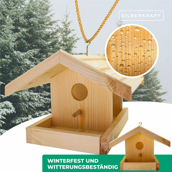 Casetta per uccelli sospesa fai-da-te 