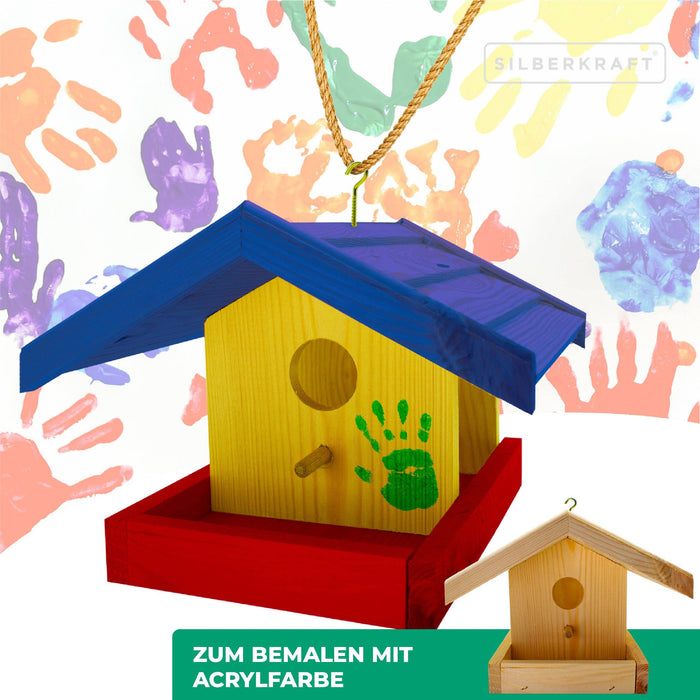 Casetta per uccelli sospesa fai-da-te 