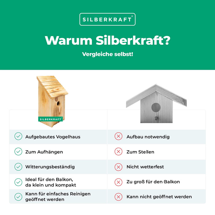 Nido da appendere in legno massello